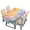 Colorful Painting, variant on TSOVTHRID Colorful Painting Print 5 Pcs Dining Chair Covers and Tablecloth Set, Stain Resistant Table Cloth Dining Chair Slipcovers for Holiday Festival Decoration