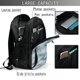thumbnail image 4 of Easygdp enchanted winter snowflake holly Mochila para Laptop de Viaje con Puerto USB, Mochila para Laptop con Puerto de Carga USB para Mujeres y Hombres, 4 of 7
