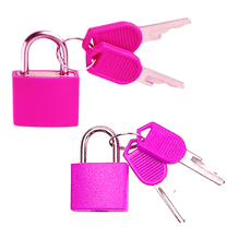 2 Pack Metal Padlock 42mm Large Key Lock for Locker, Heavy Duty Lock with Key Colored Waterproof Padlocks Keyed with Key for Indoor and Outdoors Use