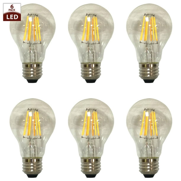 Royal Designs Decorative Clear Indoor or Outdoor A60 Edison E26 Medium