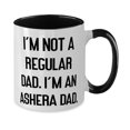 thumbnail image 2 of I'm Not a Regular Dad. I'm an Ashera Dad. Ashera Cat Two Tone 11oz Mug, Funny Ashera Cat s, Cup For Cat Lovers, 2 of 2
