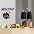 thumbnail image 6 of Gravity Electric Salt and Pepper Grinder Set- Black by Flafster Kitchen, 6 of 7