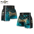 thumbnail image 6 of FLUORY Muay Thai Shorts Kid's Sanda Kickboxing Mixed Martial Arts Adult Training Boxing Pants Men's and Women's Printed Shorts, 6 of 6