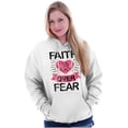 thumbnail image 5 of Faith Over Fear Breast Cancer Ribbon Hoodie Sweatshirt Women Brisco Brands X, 5 of 6
