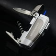 thumbnail image 3 of Piioket Multi-Function Windproof Jet Torch Flame Lighter, Metal Torch Cigar Cigarette Lighter with Tools Bottle Opener and Practical Knife, 3 of 18
