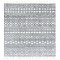 thumbnail image 2 of SAFAVIEH Berber Fringe Vinal Aztec Shag Area Rug, Light Gray/Ivory, 6'7" x 6'7" Square, 2 of 11