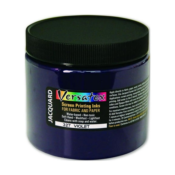 Jacquard Versatex Screen Printing Ink, 16 oz., Violet