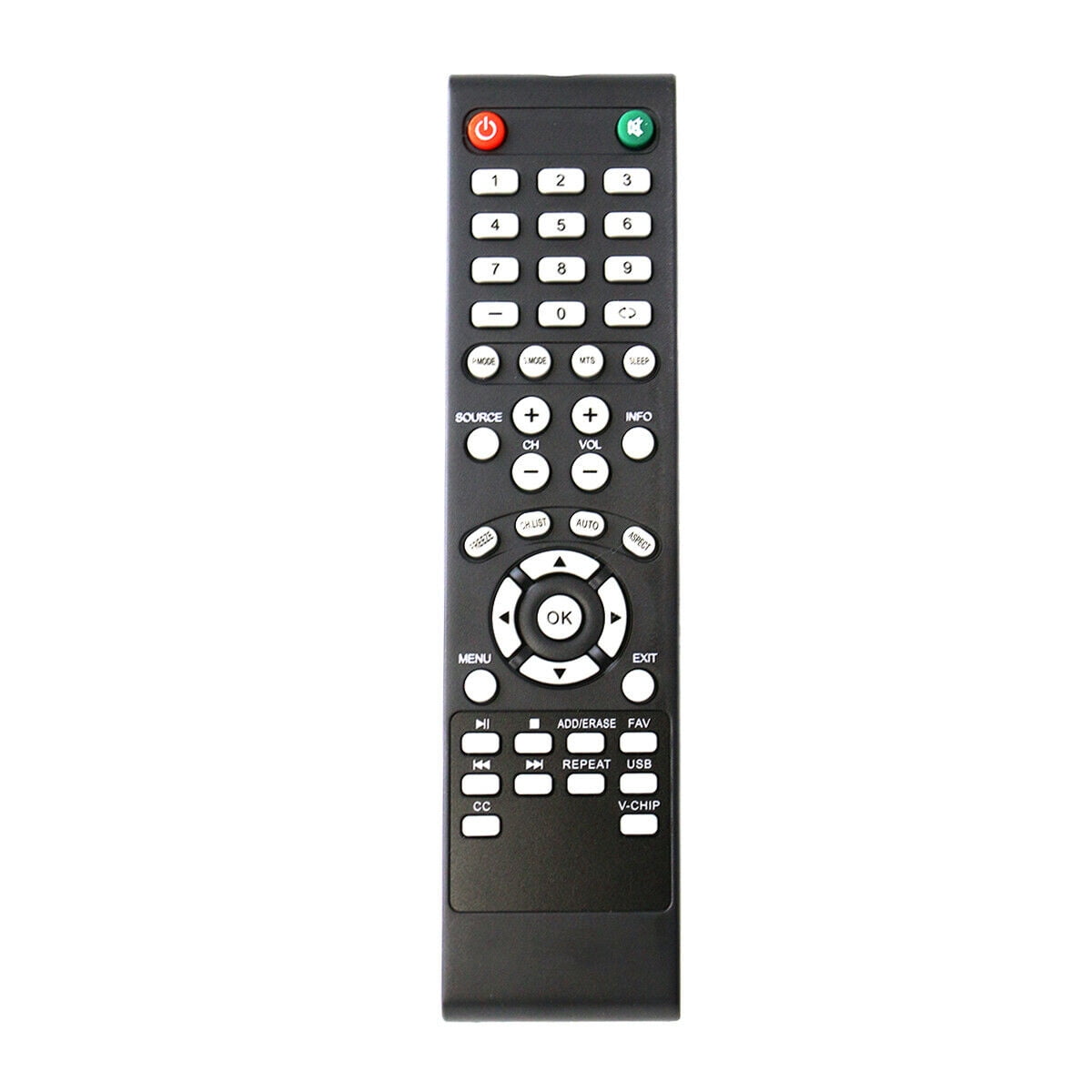 Remote Control for Element TV ELEFW328 ELEFW408 ELEFW40C ELEFW504A