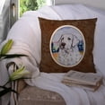 thumbnail image 3 of Carolines Treasures 7058PW1414 Kuvasz Fabric Decorative Pillow  14Hx14W multicolor, 3 of 4