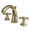 Polished Brass, variant on Kingston Brass KS2975AX 8 in. Widespread Bathroom Faucet, Oil Rubbed Bronze