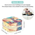 thumbnail image 5 of Alpaca Travel Portable Square Jewelry Box with Necklace Organizer, Earring Organizer, and Display Case - Ideal for Rings, Earrings, Necklaces, Bracelets, and More - Suitable for Girls and Women, 5 of 6