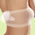 thumbnail image 4 of Lady Seamless Strapless Non-Slip Wrapped Chest Bra Underwear, 4 of 7