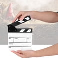 thumbnail image 4 of Tablero De Aplausos, Mini Acrílico Director Escena Claqueta TV Película Tablero De Acción Accesorio De Corte De Película Con Bolígrafo Para Accesorios De Rodaje, 4 of 7