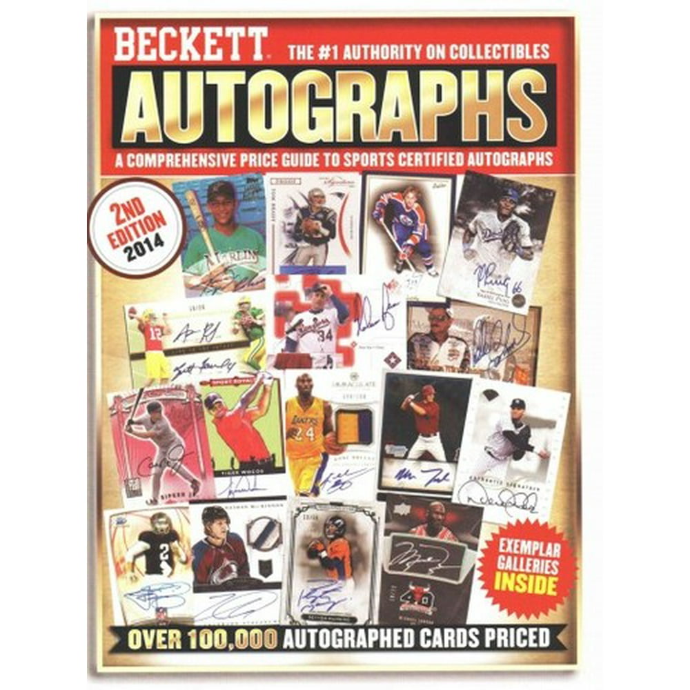 Beckett 2014 Autograph Price Guide 2nd Edition