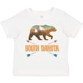 thumbnail image 3 of Inktastic South Dakota Vacation Bear Silhouette Boys or Girls Toddler T-Shirt, 3 of 5