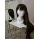 thumbnail image 3 of Peluca Cafe Chocolate Castaño Oscuro Cabello Liso Sintetica con Fleco cafe Unitalla Lymalimoon SW Lisa Cafe Oscuro, 3 of 5