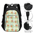 thumbnail image 3 of Balery Tropical Flowers Mochila con carga USB para hombre y mujer - Mochila impermeable y antirrobo para laptop con puerto USB para viajes, trabajo, 3 of 7