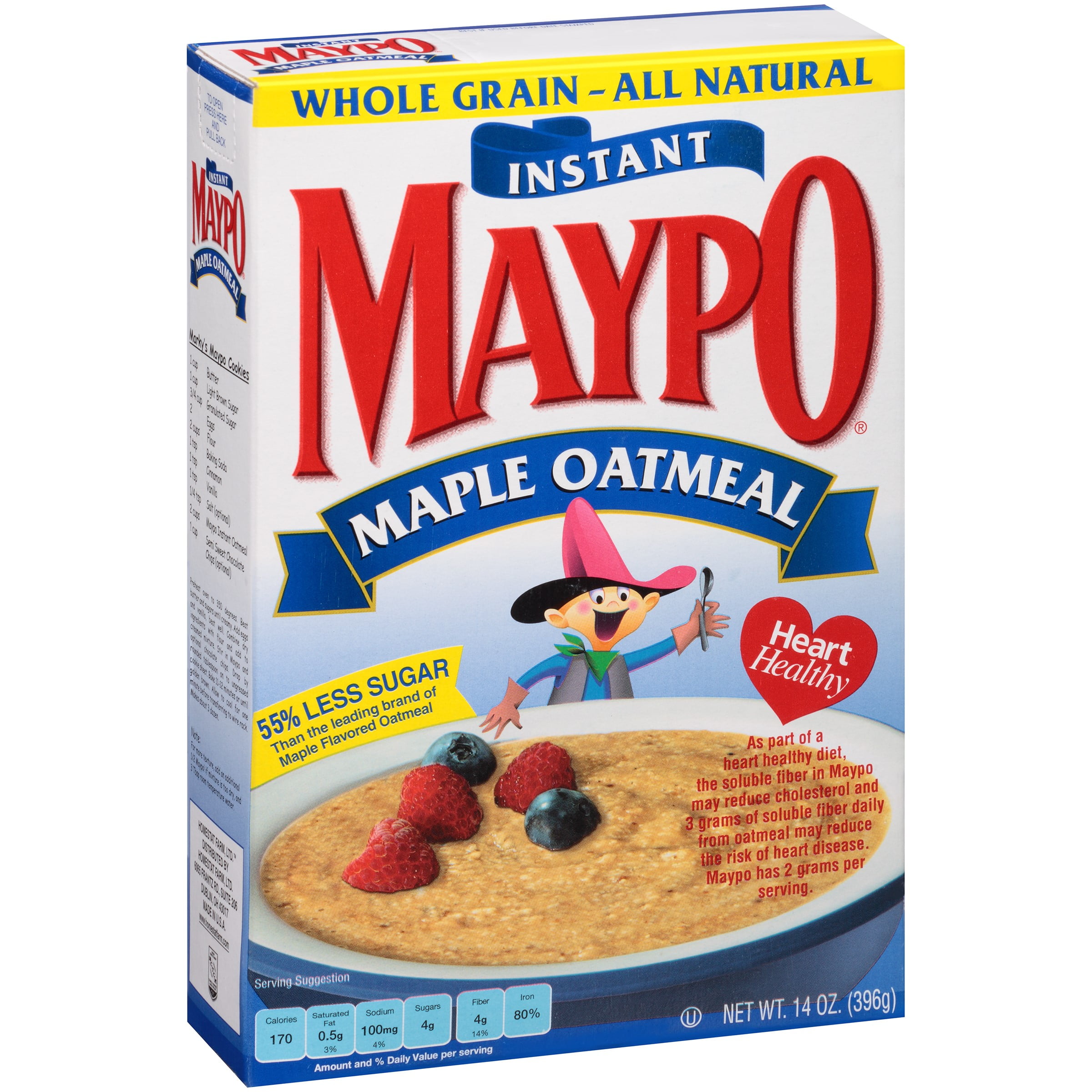 Maypo Instant Maple Oatmeal, 14 Oz