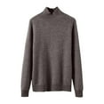 thumbnail image 6 of Fashion Women's Sweater with Turtleneck Loose Fit Long Sleeve Knit Thickened Polyester Perfect for Seasonal Styles, 6 of 8