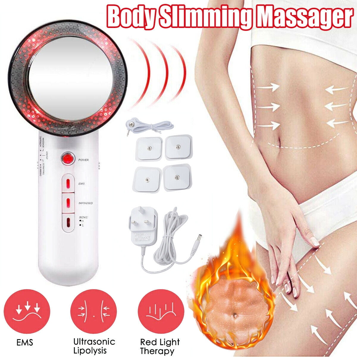 Details about   Home Slimming Machine Fat Throwing Machine Lose Weight LED Screen W/ Bluetooth 