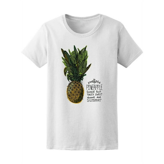 Pineapple Sweet Tropical Fruit  Tee Women's -Image by Shutterstock