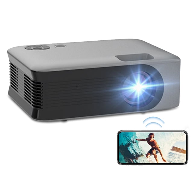 Mistaha A30 Portable LCD Projector Max Support 1080P Resolution Compact Size for Home Office Home