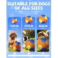 thumbnail image 7 of Calming Jumbo Ball For Dogs, Herding Ball For Dogs, Giant Inflatable Ball, Durable Tear-Resistant Big Ball With Handle Cover & Pump For Exercise Dogs Training & Backyard Play (Orange, 21.65''), 7 of 7