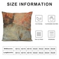 thumbnail image 5 of Throw Pillow Cover Abstract Brown Rust Color Stain Splash Messy Dirty Vintage Gray Neutral Old Rough Distressed Copper Decorative Pillow Case Home Decor Square Pillowcase, 5 of 5