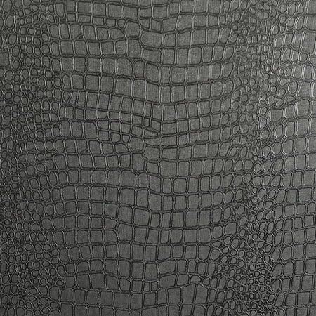 Xiayi Black Crocodile Texture Peel and Stick Wallpaper 47.3 Sq. ft