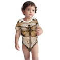 thumbnail image 2 of Yiaed Vintage Dragonfly Artwork Print Infant Climbing Short Sleeve Onesie One-Piece Baby Bodysuit Clothes 0-12 Months -18 Months, 2 of 6