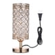 thumbnail image 1 of Lámpara de mesa Lámpara de mesita de noche de cristal Neoglint luz decorativa de escritorio con puertos de carga USB Dual lámpara de mesita de noche moderna para dormitorio sala de estar comedor Ofici Neoglint Lámpara de mesa, 1 of 3