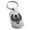 Silver, variant on Stainless Steel Scarab Beetle Sacred Sun Engraved Dog Tag Keychain Keyring