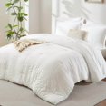 thumbnail image 1 of Cozylux Twin Comforter Set With Sheets 5 Pieces, White Seersucker Textured Bed In A Bag For Girls, Luxury Soft Bedding Set With Down Alternative Comforter, Sheets, Pillowcases & Shams For All Seasons, 1 of 4
