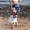 thumbnail image 6 of Santa Claus Chic Chiffon Summer Beach Dresses for Women with Polyester Straps, 6 of 6