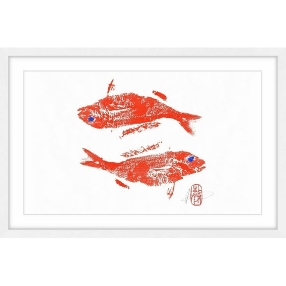 "Wrasse" Framed Painting Print