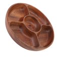 thumbnail image 1 of Bandeja para servir de madera de nogal ANGGREK Superficie lisa, 1 of 7