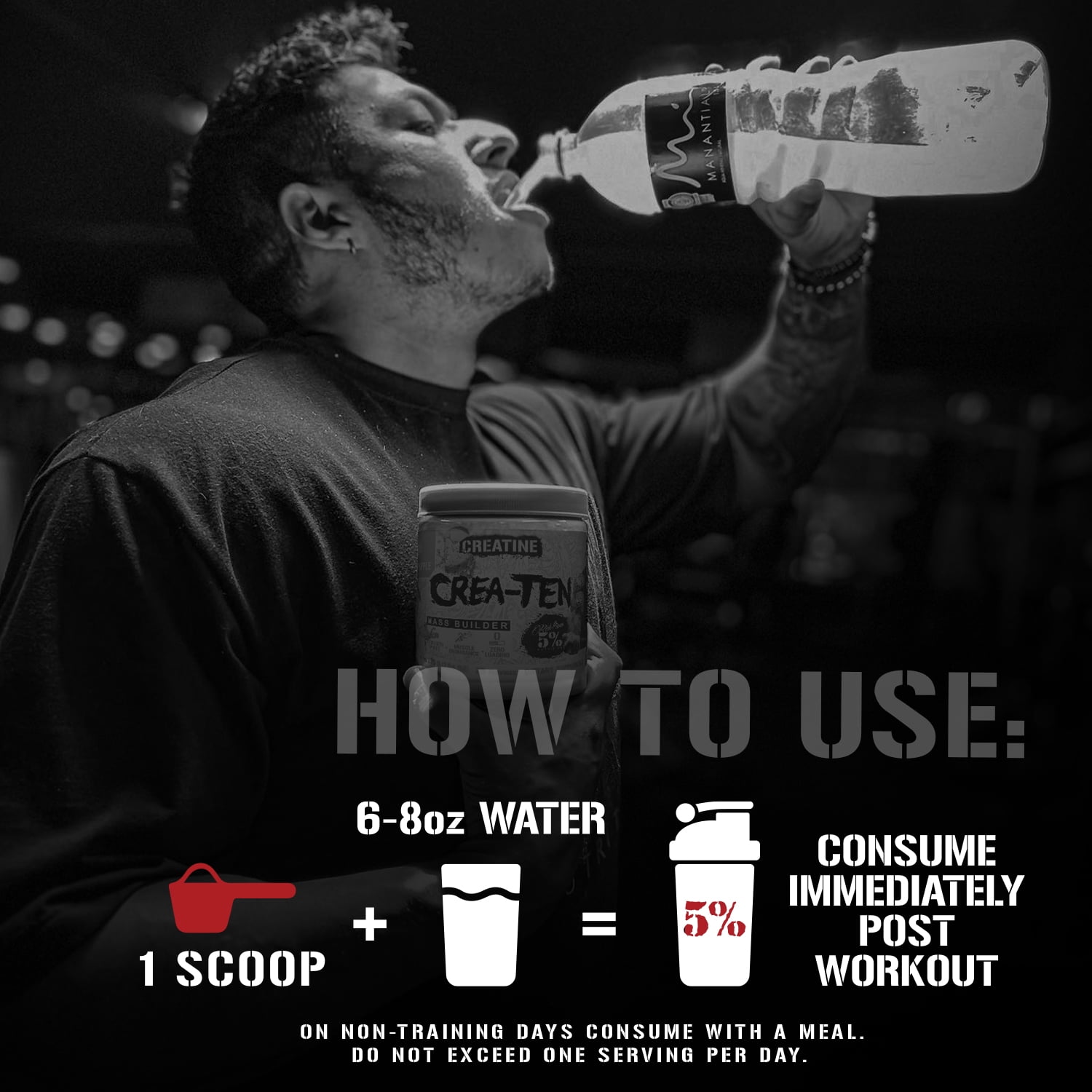 Crea-TEN 10-in-1 Creatine: Legendary Series (Fruit Punch)