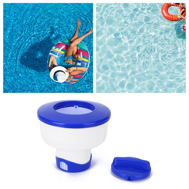 Floating PVC Strong Structure 8 Inch Folding Swimming Pool Chemical Floating Automatic Cleaning Dispenser Spa Accessory