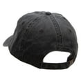 thumbnail image 3 of Man Sunset Fishing Embroidered Pigment Dyed Wash Cap - Black OSFM, 3 of 5