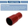 thumbnail image 4 of Unique Bargains 51mm to 63mm ID Straight Coupler Silicone Hose 4 Layers of Cloth Intercooler Heater Turbocharger Air Intake Pipe Radiator Coolant Tube Red Black, 4 of 7
