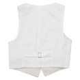 thumbnail image 3 of inhzoy Kids Boys Gentleman Floral Pattern Belt Closure Back Vest Dancewear, 3 of 6