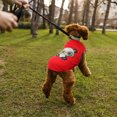 thumbnail image 2 of Cuadros Decorativos DIY Applique Diamond Puppy Shirt Impreso Transpirable Pets Chaleco Rojo (Panda) Wdftyju embutido en tela, 2 of 8