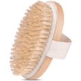 thumbnail image 1 of Cepillo Corporal de cerdas naturales de madera para masaje y exfoliación de piel, Cepillo para baño y cuidado de la piel, Ducha, Cepillo de baño exfoliante para piel seca y mojada. (1, 1 of 5