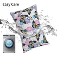 thumbnail image 6 of Sikiie Bright Butterflies1 Pillow Covers, Throw Pillow Case Cushion Covers,Cushion for Bedroom,Couch,Home-20"x30", 6 of 6