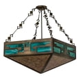 thumbnail image 2 of Meyda Tiffany 98048 Southwest Mission 4 Light 12" Wide Semi Flush Ceiling Fixture, 2 of 6