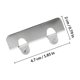 thumbnail image 5 of Greenadscape 20Ud Clamps Con Polea Doble Para Puertas De Vidrio De Muebles Color Plata, 5 of 6