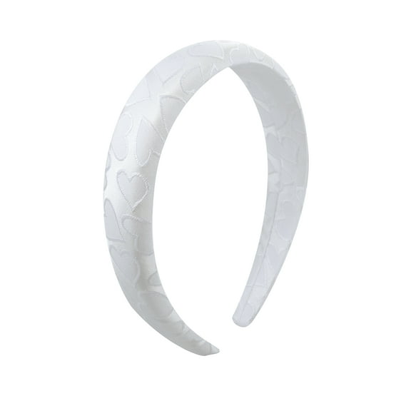 Way to Celebrate Valentine's Day White Hearts Headband, 1 piece