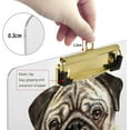 thumbnail image 4 of FMSHPON Pug Dog Printing Clipboard Hardboard Wood Nursing Clip Board and Pull for Standard A4 Letter 13x9 inches, 4 of 7