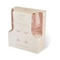 thumbnail image 7 of Twine Rose Red Wine Glasses for Birthday, Holiday Gifts, 20oz Set of 2, 7 of 7