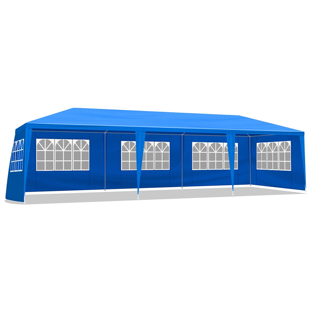 Aimee Lii 360" x120" Large Party Tent, Events Shelter Canopy Gazebo with 4 Side Walls, Shade Shelter for Weddings, Picnic, Blue Aimee Lii 360" x120" Large Party Tent, Events Shelter Canopy Gazebo with 4 Side Walls, Shade Shelter for Weddings, Picnic, Blue